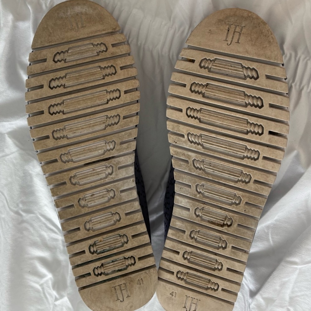 Isle Jacobson Denim Perforated Slip-On Women’s Shoes. 10. - Picture 4 of 6
